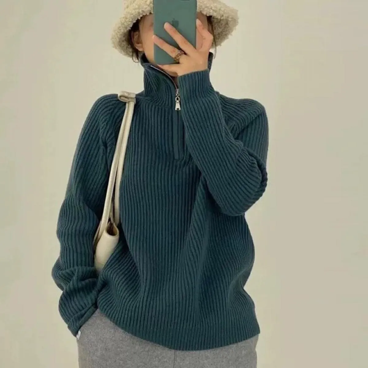 Dolcevita da donna primavera sciolto fuori 2023 nuovi maglioni pullover pullover