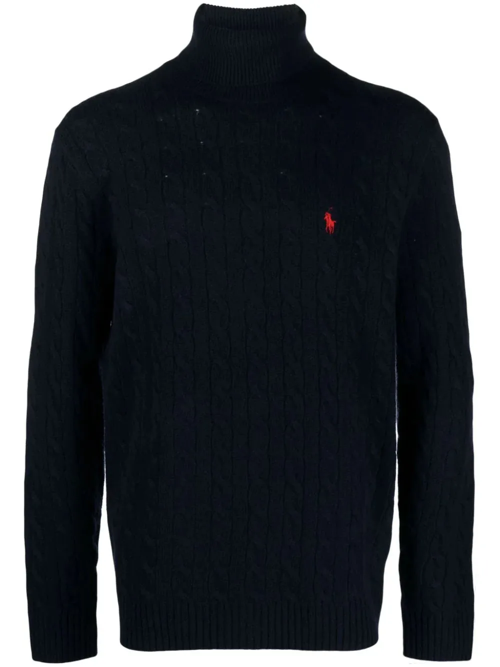 Dolcevita in cashmere e lana a trecce