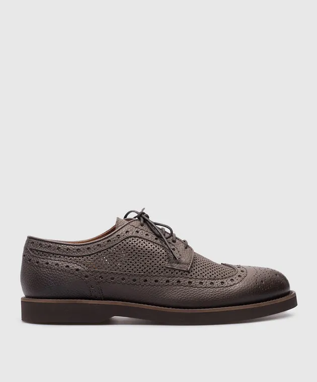 Doucal's Francesine in pelle marrone DU2977POTEUZ215