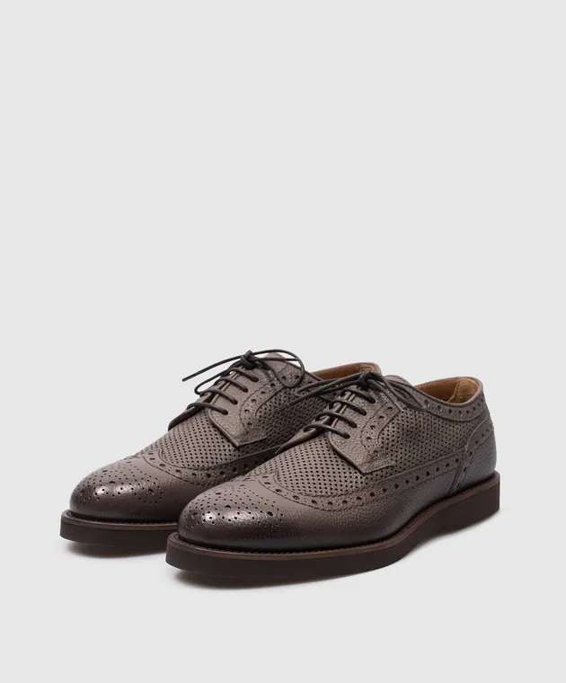Doucal's Francesine in pelle marrone DU2977POTEUZ215