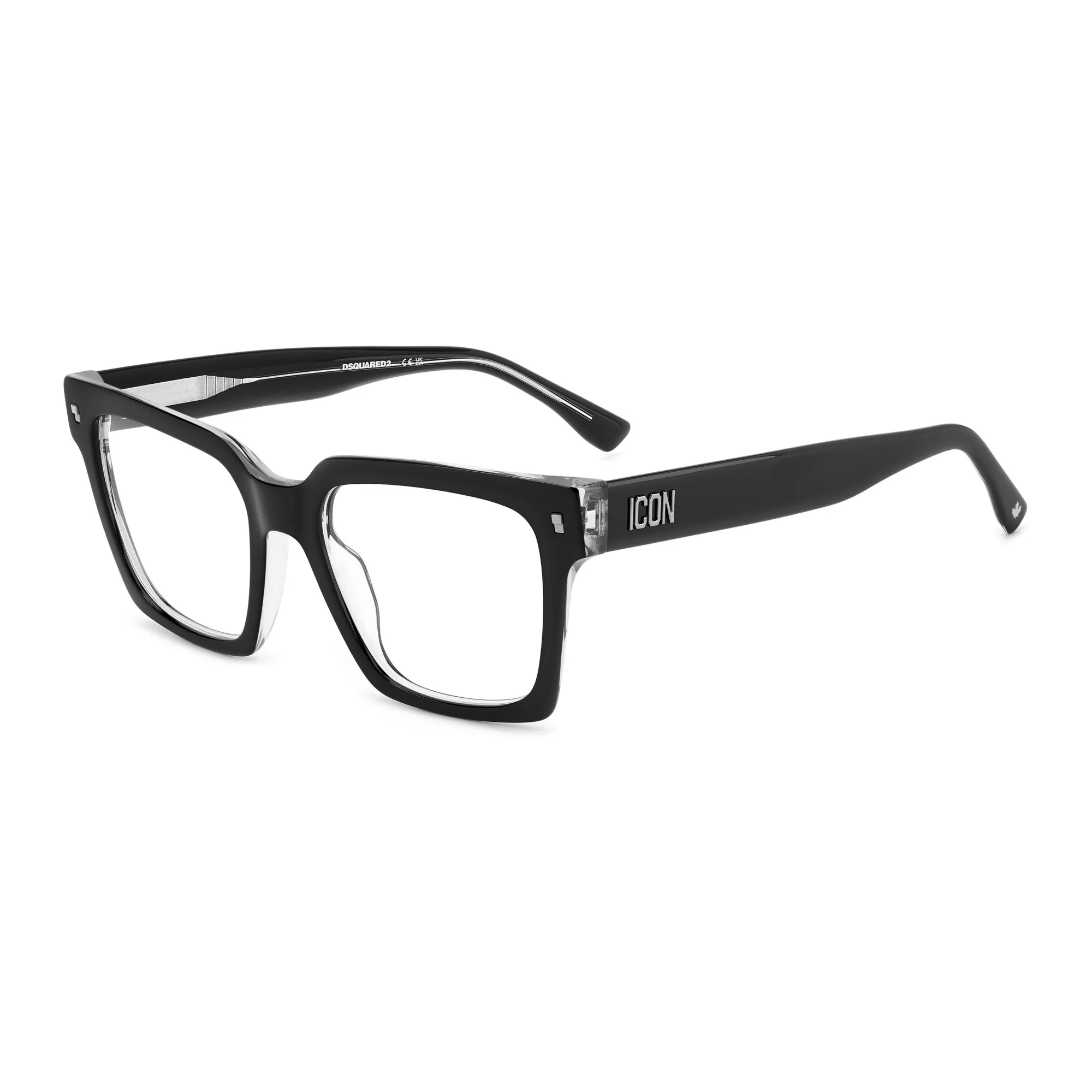   Dsquared2 ICON 0019 - 7C5 Cristallo Nero | Occhiale Da Vista Donna 