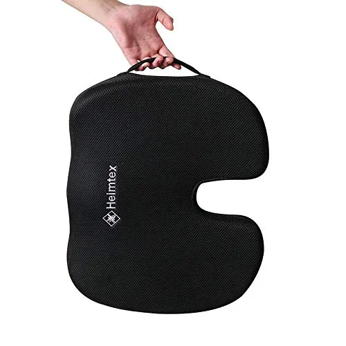 EDS - Cuscino ortopedico in memory foam, traspirante, per sedie da ufficio, sedia a rotelle, sedie da cucina, reclinabili, sedil