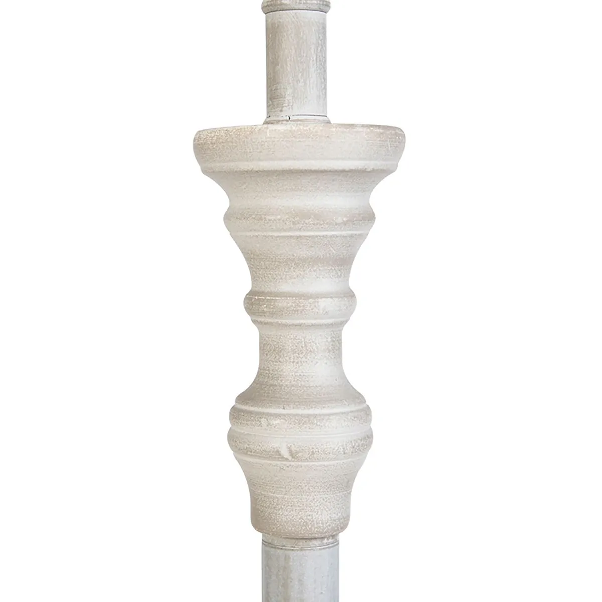 Elegante lampada da terra grigia con paralume plissettato bianco incluso Wifi A60 - Classico