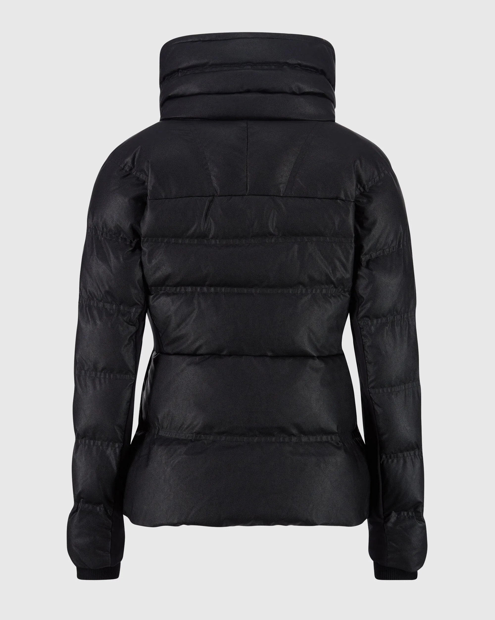 Emporio Armani EA7 Giacca imbottita Winter Mix in misto viscosa Nero Donna
