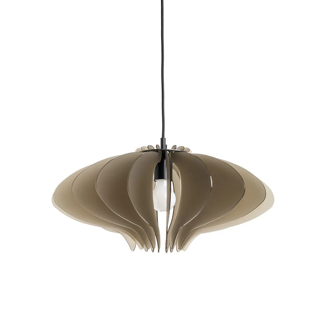 Emporium  Lampada a sospensione con diffusore in cristallo acrilico Cigno - 70W
