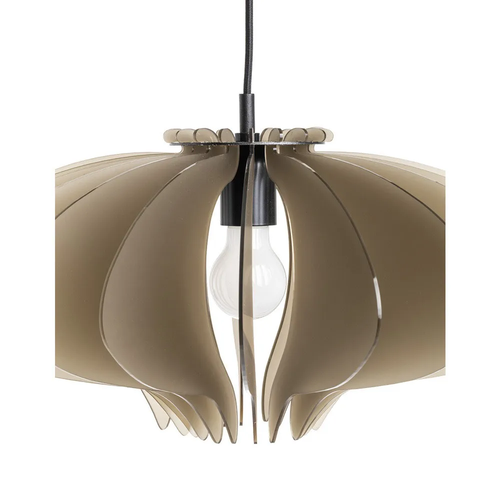 Emporium  Lampada a sospensione con diffusore in cristallo acrilico Cigno - 70W