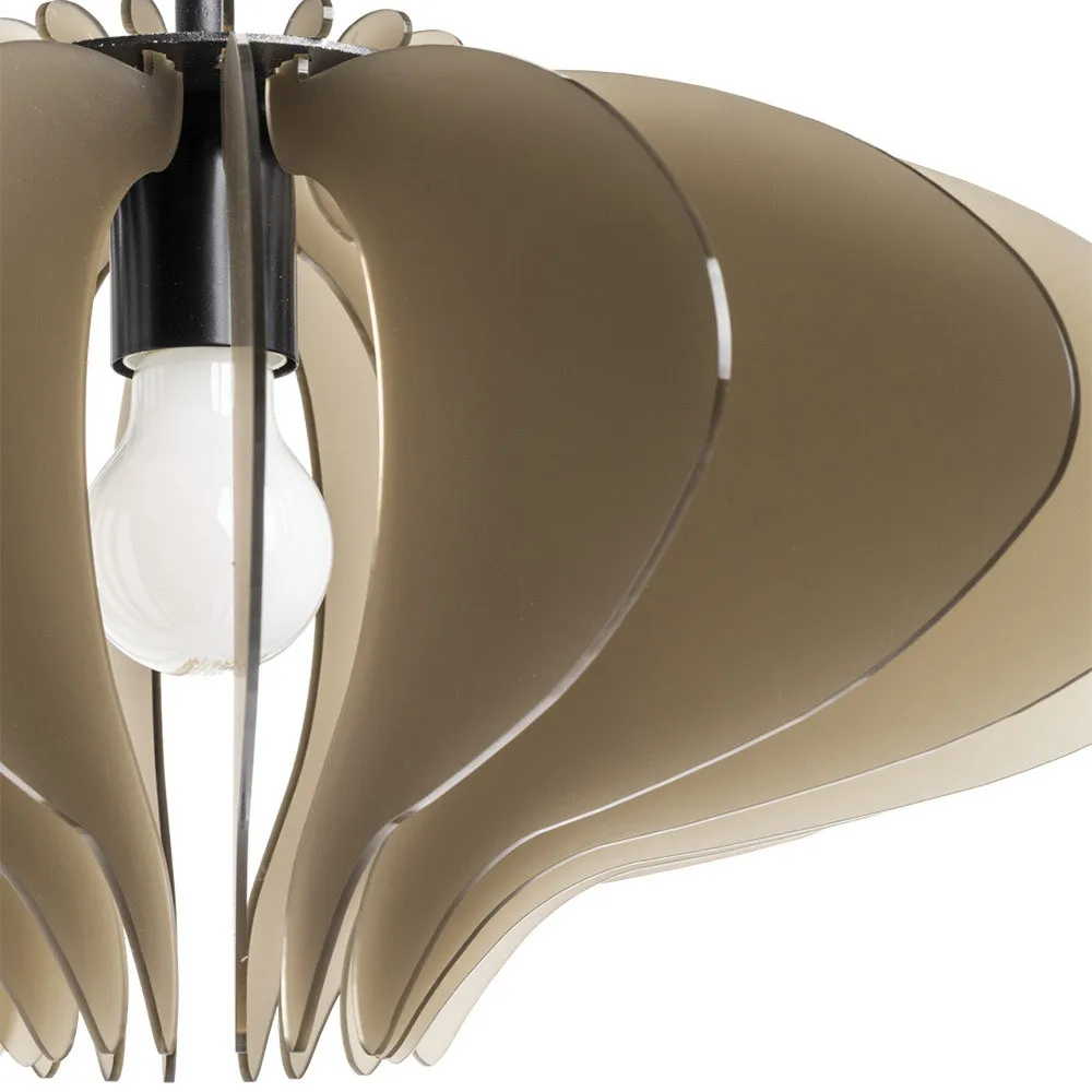 Emporium  Lampada a sospensione con diffusore in cristallo acrilico Cigno - 70W