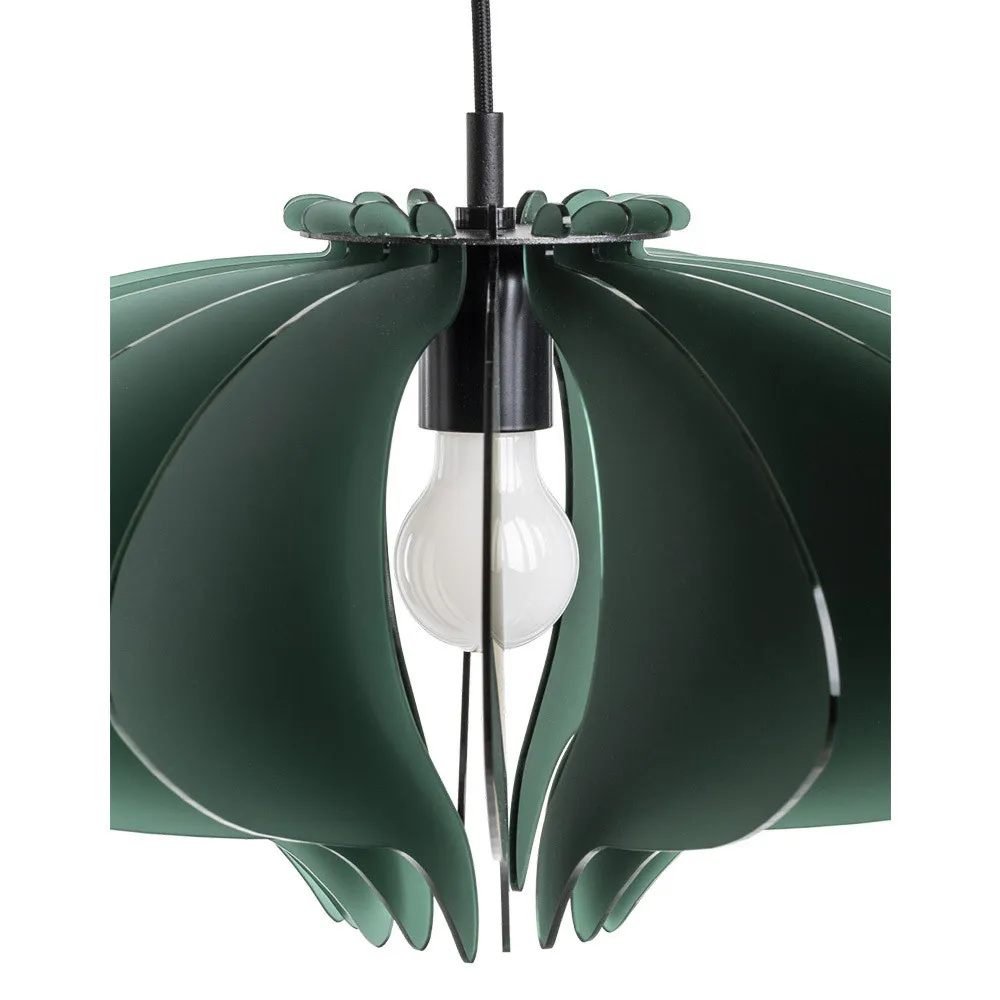 Emporium  Lampada a sospensione con diffusore in cristallo acrilico Cigno - 70W