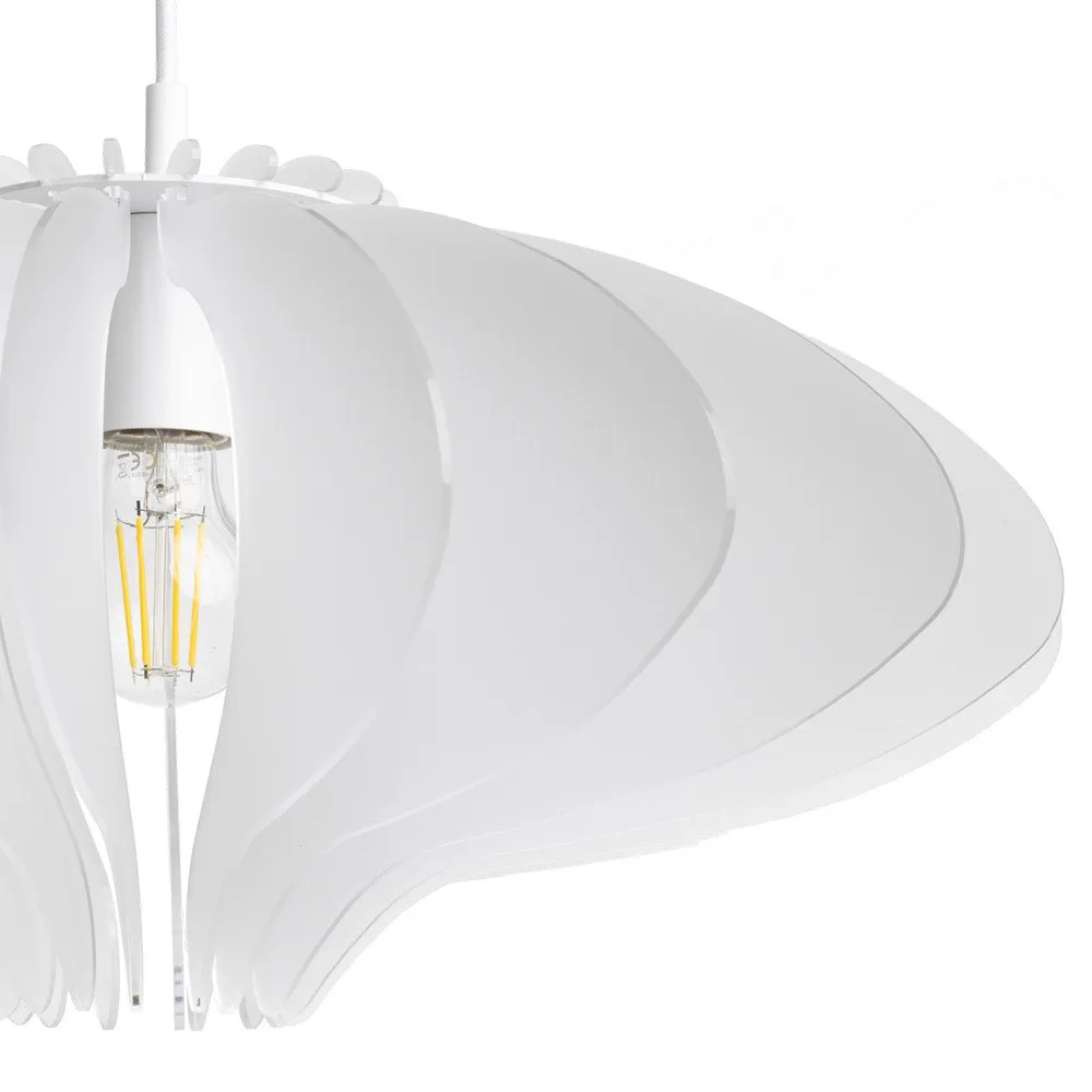 Emporium  Lampada a sospensione con diffusore in cristallo acrilico Cigno - 70W