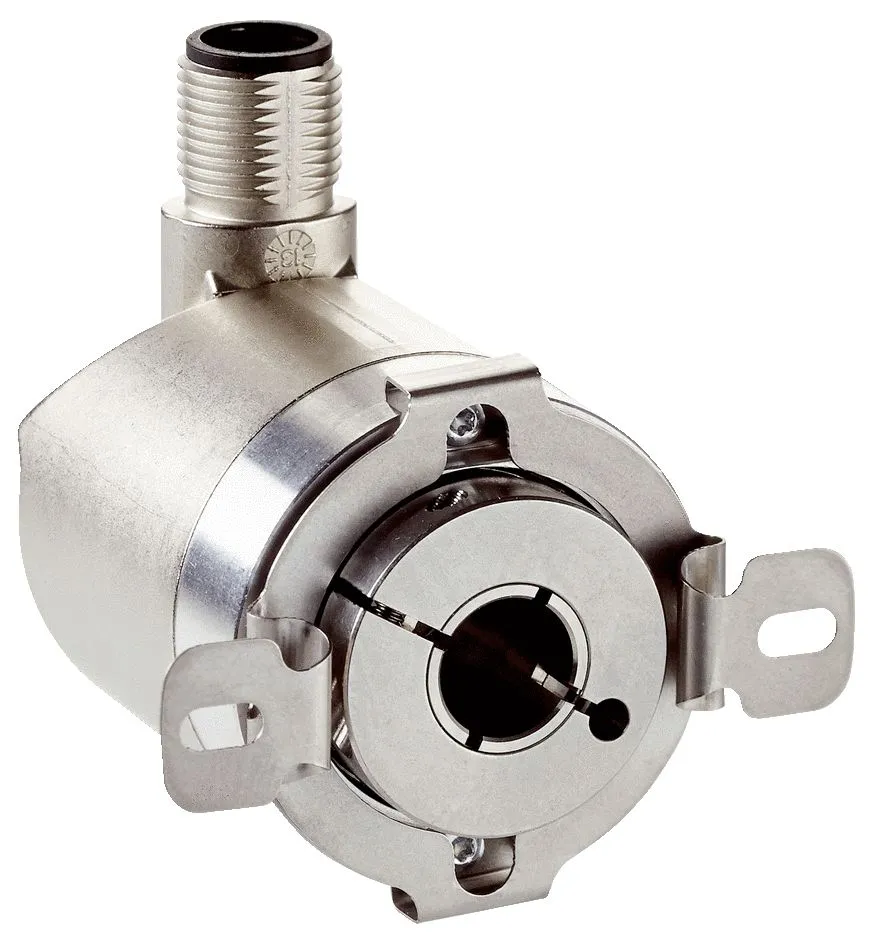 Encoder assoluto SICK, 4096 impulsi giro , dia. albero 10mm, uscita SSI