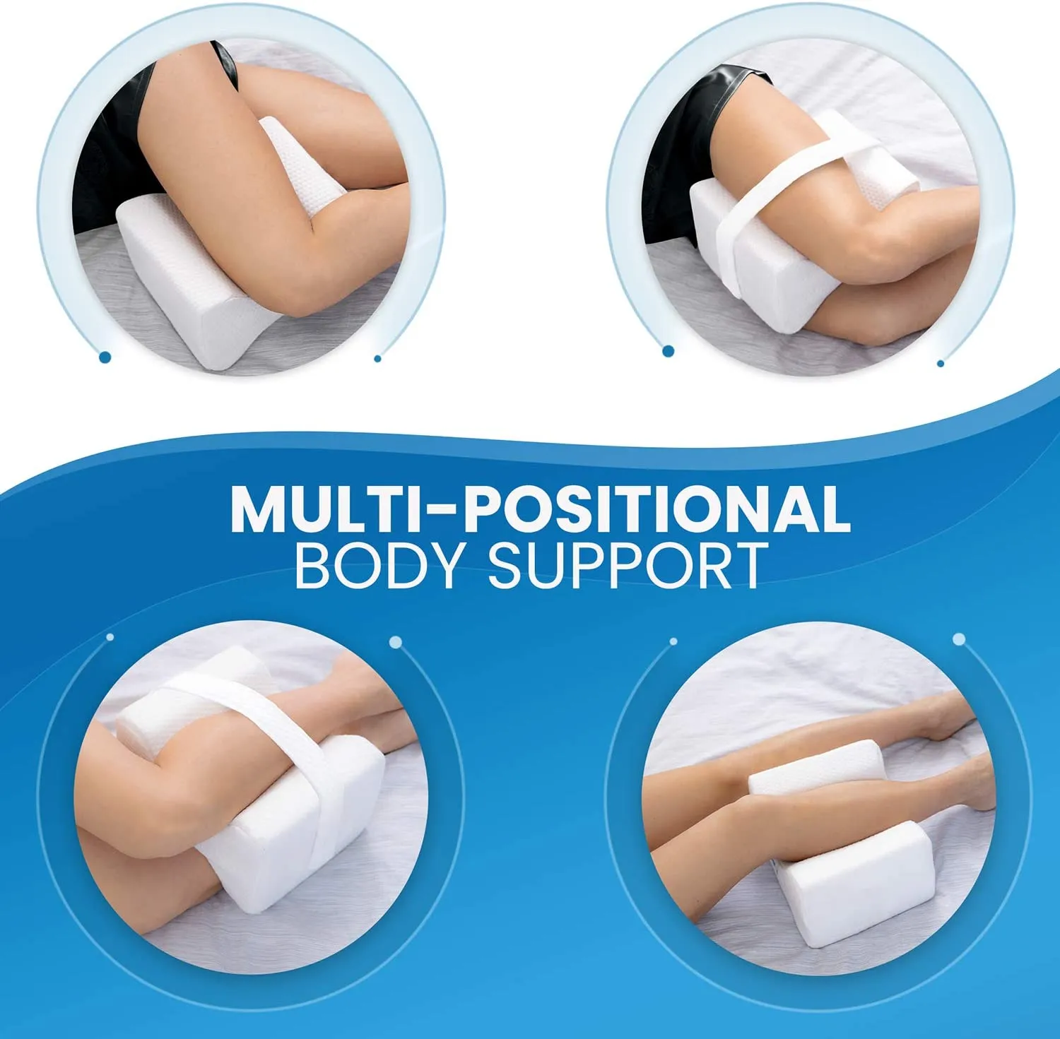 Everlasting Comfort Cuscino Gambe per Dormire -Cuscino per Gambe per Anca, Ginocchio, Supporto Lombare