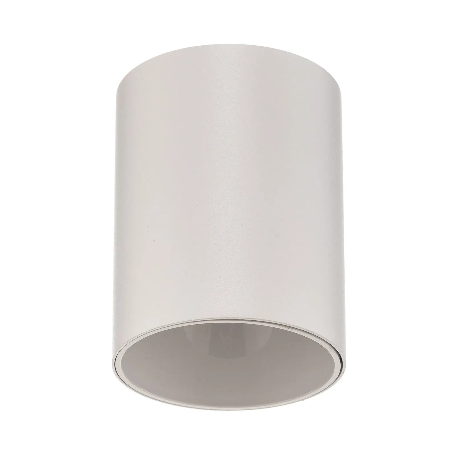 Faretto da soffitto Eye Tone a forma di cilindro, bianco