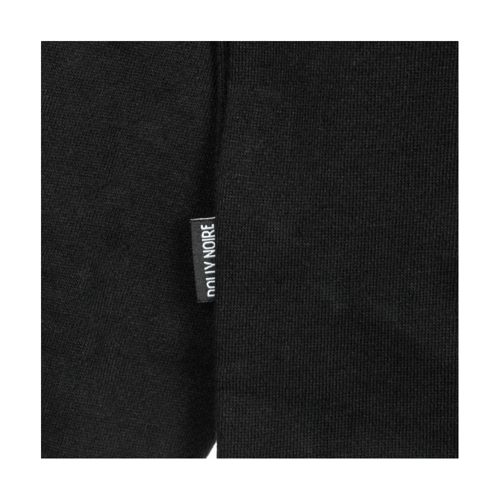 FELPA COLLO ALTO POCKET CREWNECK BLACK RED BLACK/RED