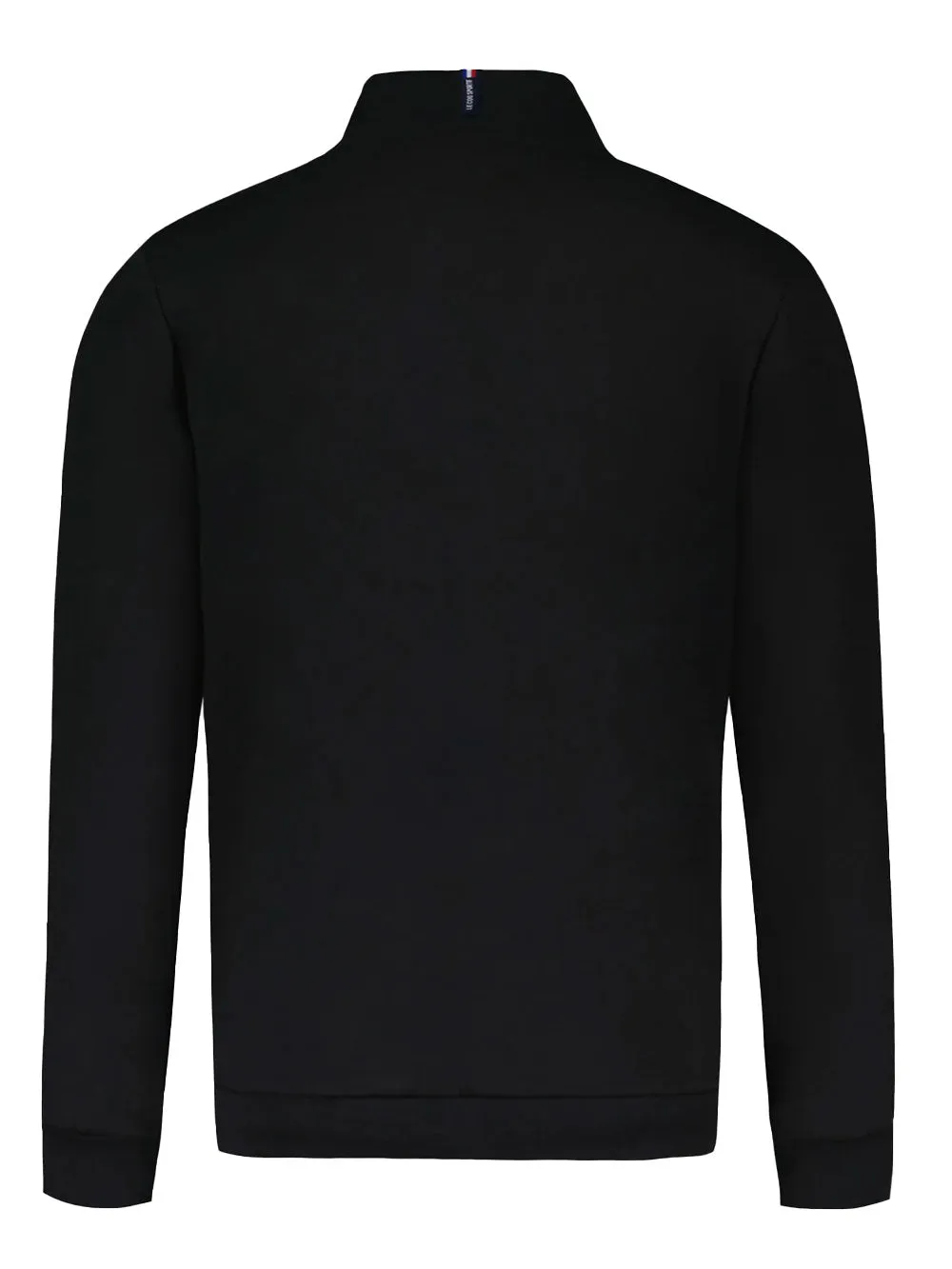Felpa Uomo nera a zip con logo