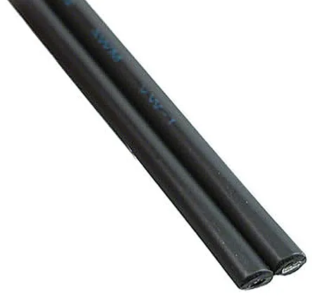 Fibra ottica a Modo singolo Broadcom, curvatura min 25 mm, guaina in Polietilene PE nera, 2 conduttori di Ø 1.06mm