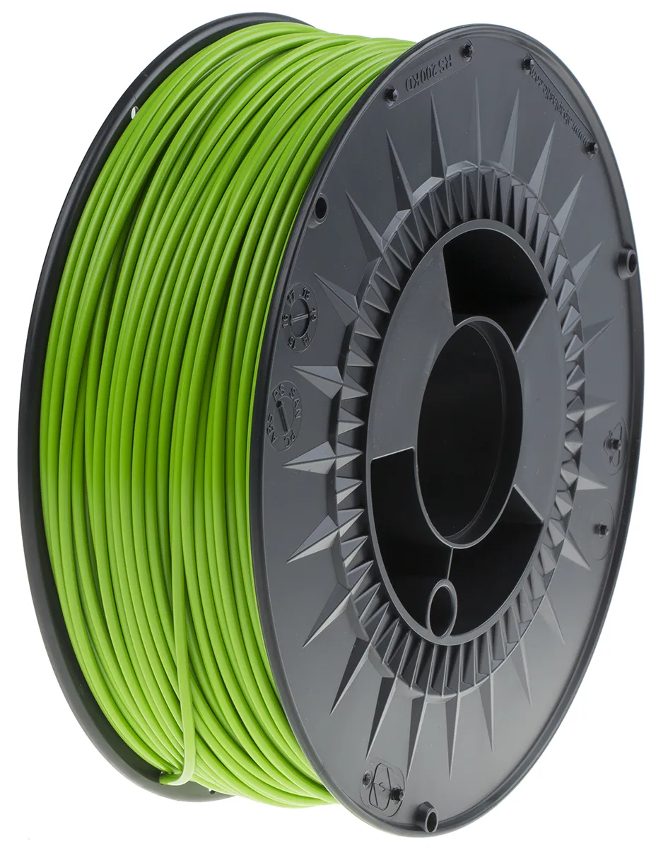Filamento per stampante 3D RS PRO, PLA, Verde, diam. 2.85mm
