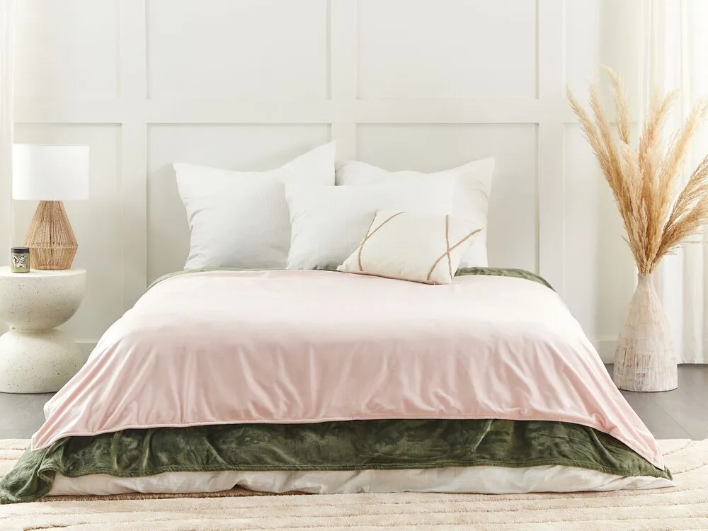 Fodera per coperta ponderata RHEA 135 x 200 cm Rosa pastello