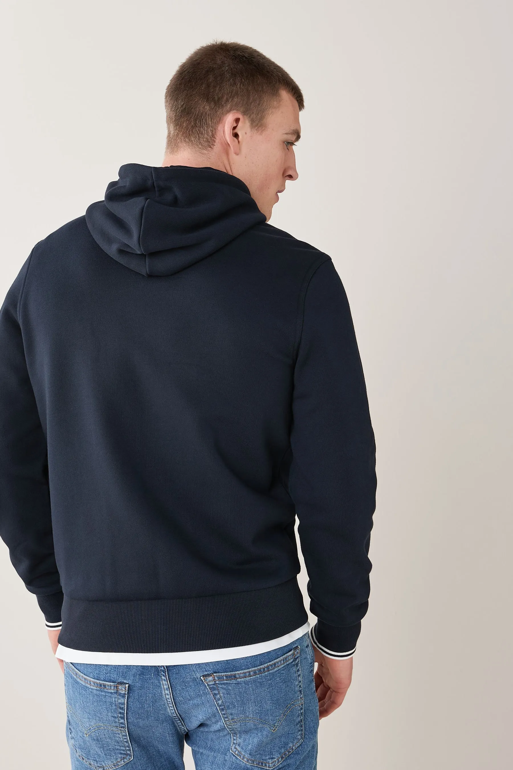Fred Perry - Felpa con cappuccio e zip