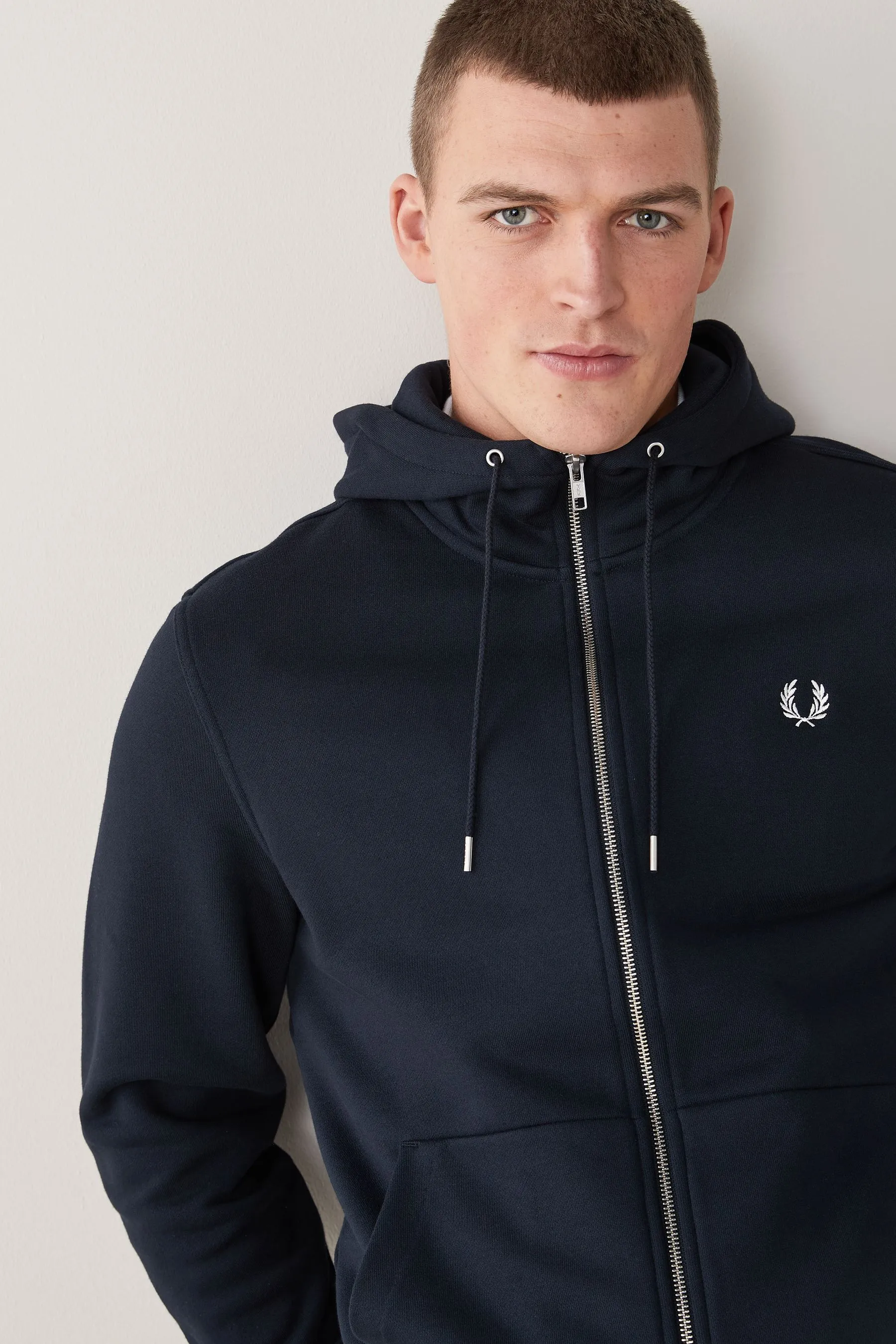 Fred Perry - Felpa con cappuccio e zip