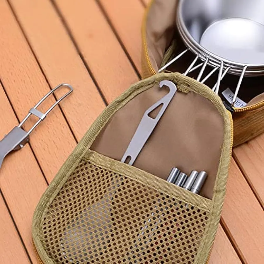 Frotox Stoccaggio per stoviglie portatile da viaggio borsa organizer per utensili da campeggio ciotola borsa picnic ciotola bors