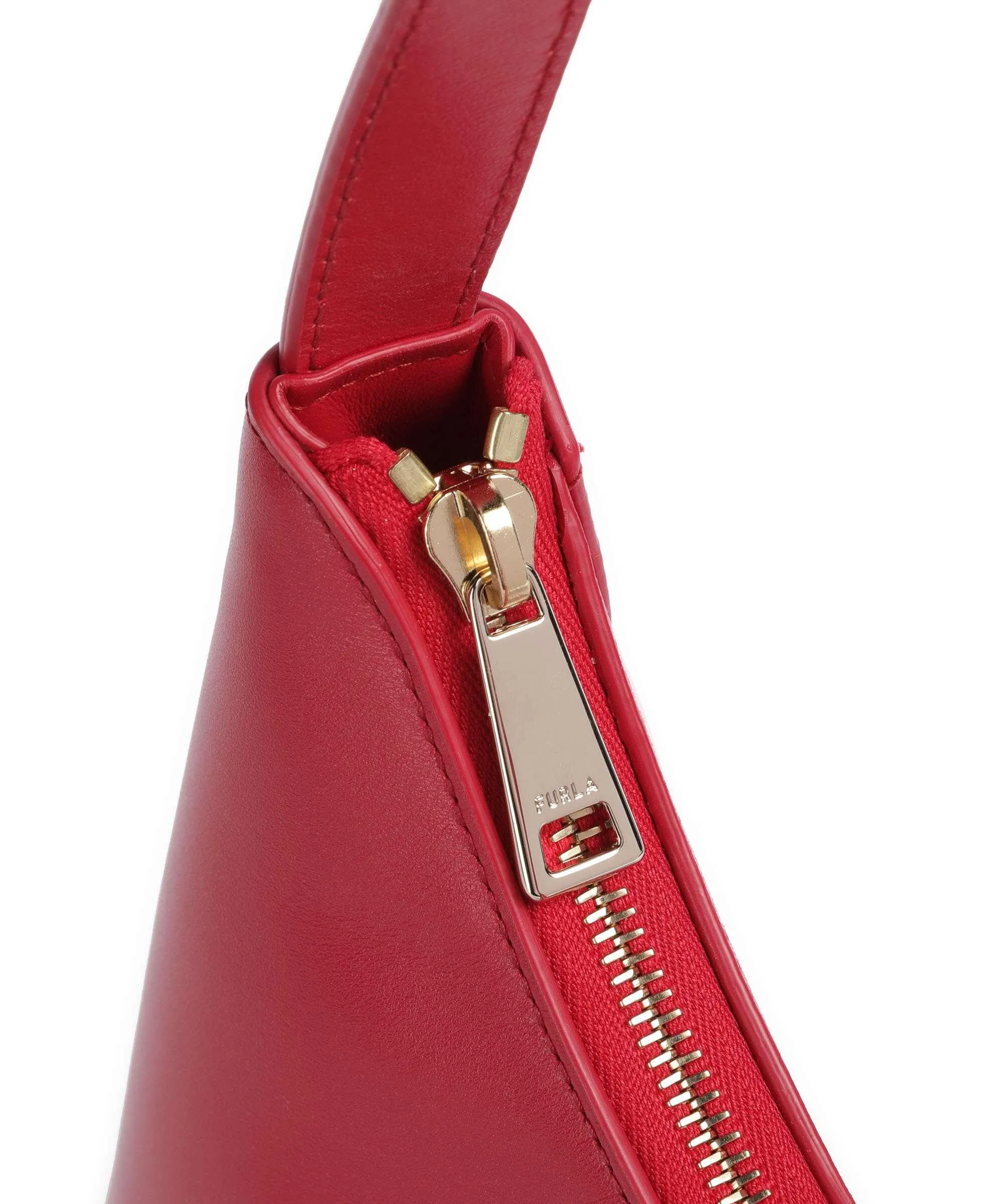  Furla Diamante S Borsa a spalla pelle rosso  