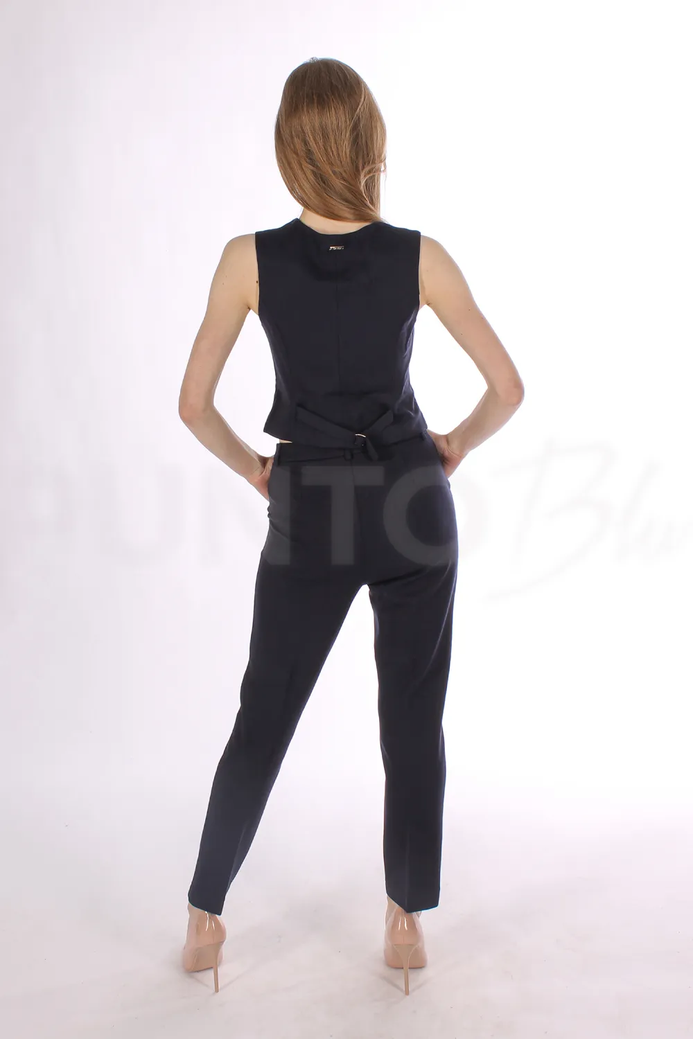 GAUDÌ | GILET STRETCH PUNTO MILANO - Punto Blu