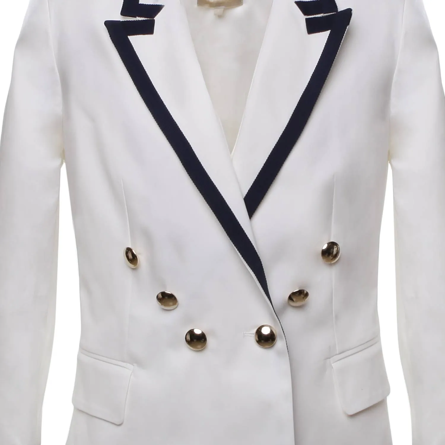 Giacca Blazer Bianca E Blu Bambina Teen