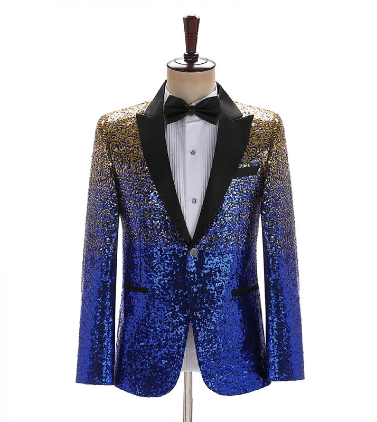 Giacca con paillettes da uomo Blazer con paillettes da uomo Blazer verde Blazer da palcoscenico con paillettes Blazer da uomo