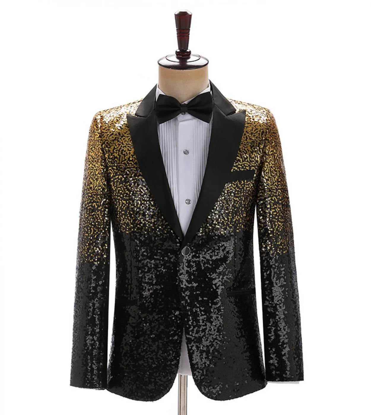 Giacca con paillettes da uomo Blazer con paillettes da uomo Blazer verde Blazer da palcoscenico con paillettes Blazer da uomo
