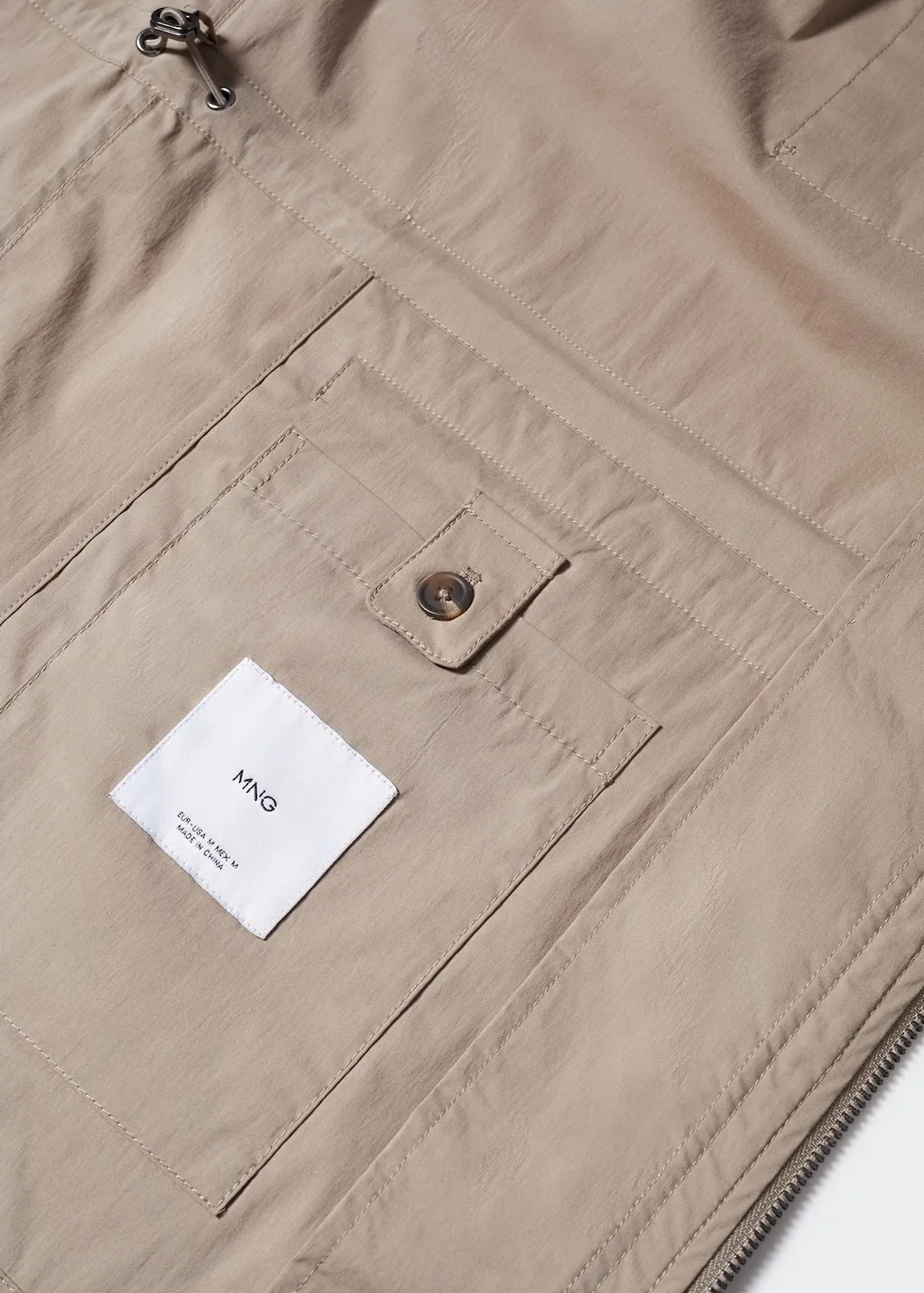 Giacca sahariana leggera tasche