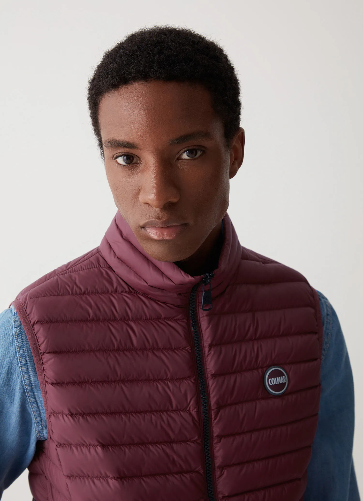 Gilet in eco-friendly down fabric