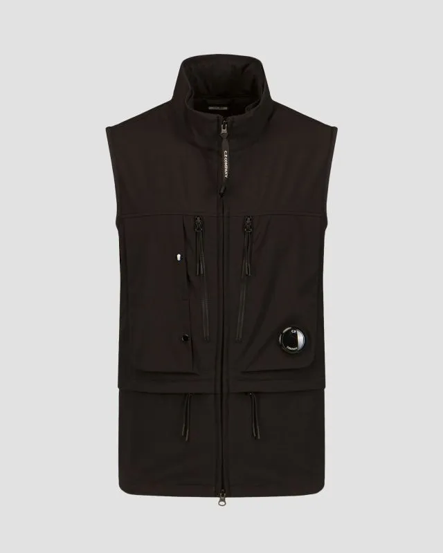 Gilet nero da uomo C.P. Company