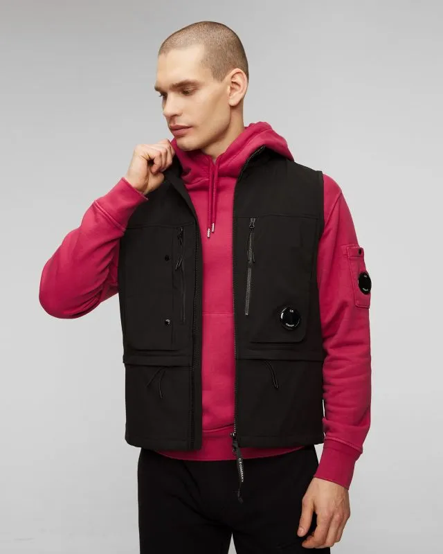 Gilet nero da uomo C.P. Company