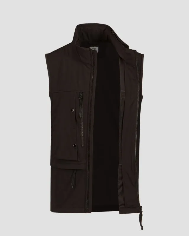 Gilet nero da uomo C.P. Company