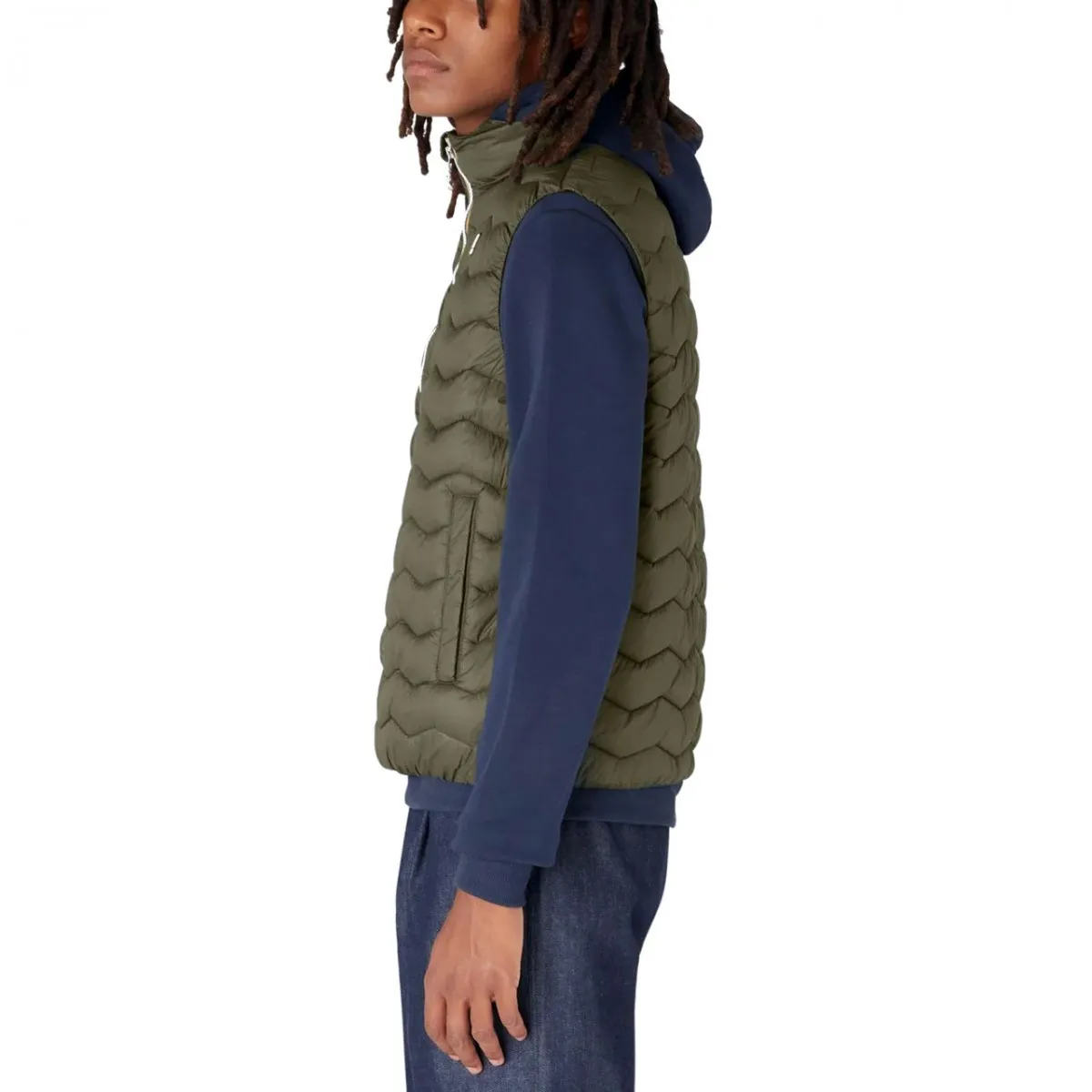 Gilet Valen Quilted Warm Green Blackish