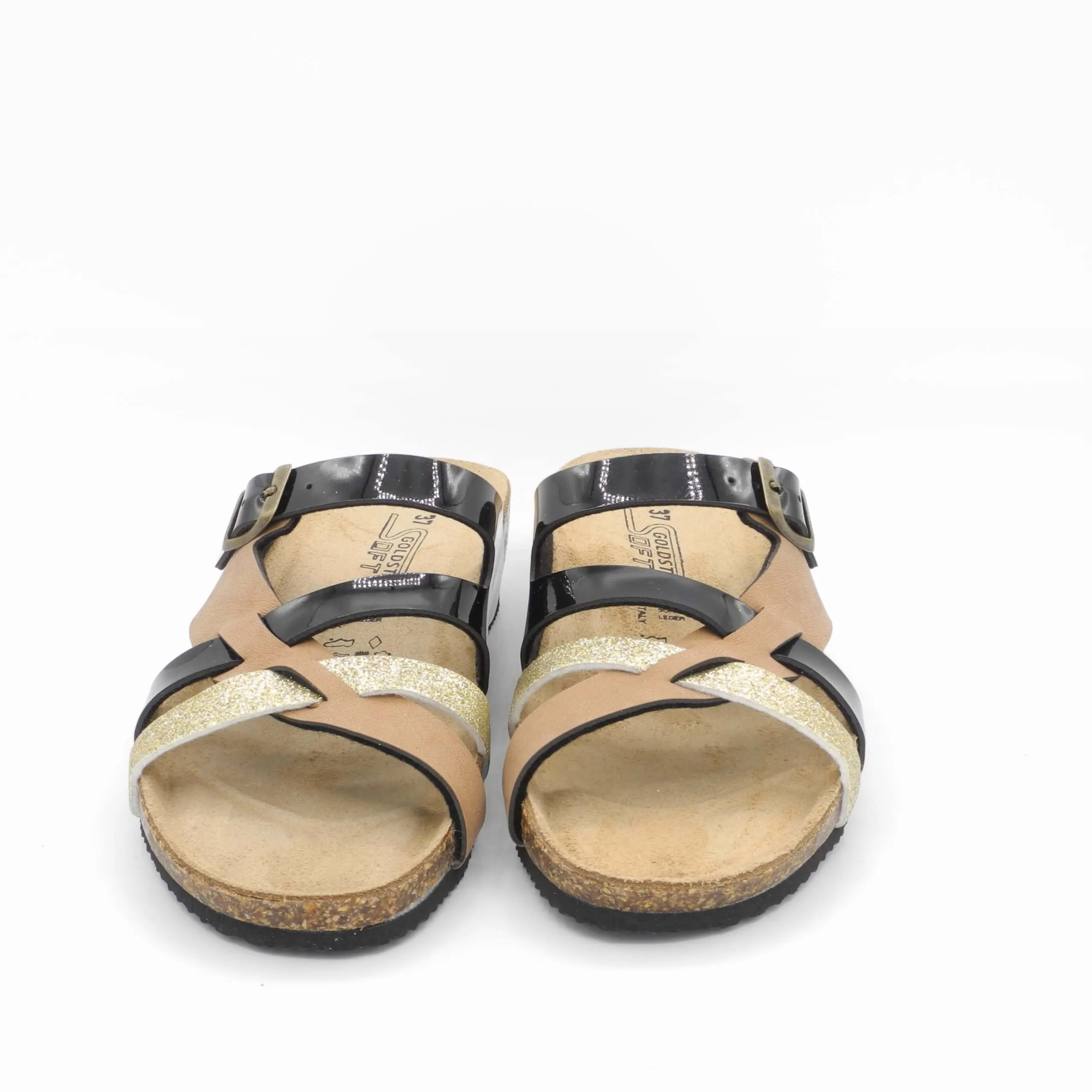 Goldstar ciabatta estiva donna con fasce e zeppa