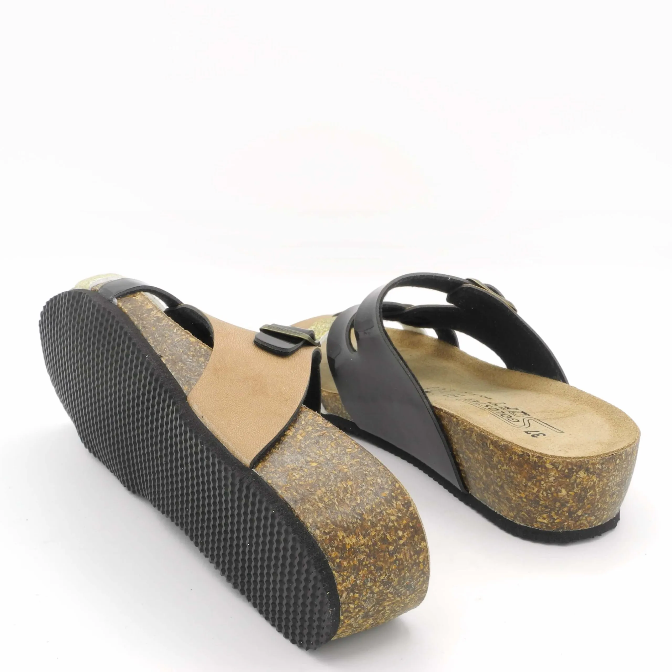 Goldstar ciabatta estiva donna con fasce e zeppa