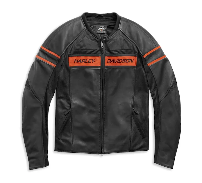 HARLEY DAVIDSON Men's H-D Brawler Leather Jacket REF.98004-21EH