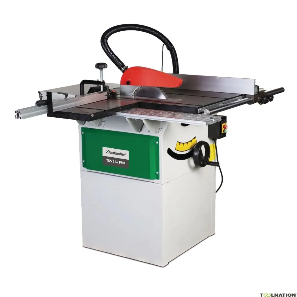 Holzstar 715902028 TKS254Pro Tavolo da sega 254 mm 400V