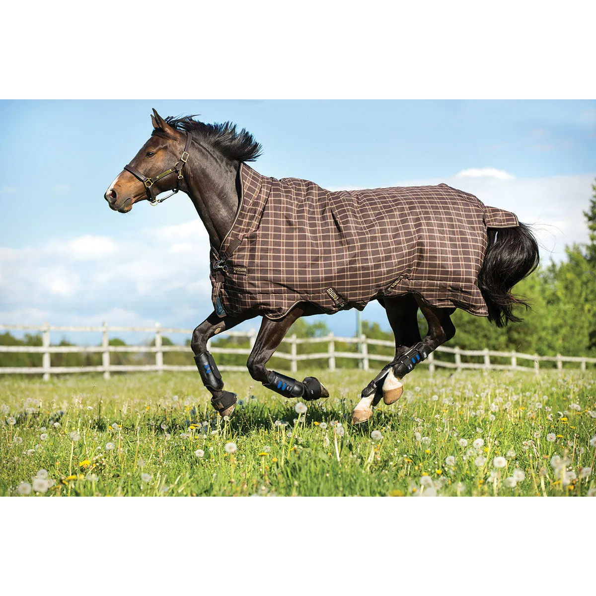 Horseware Rhino Wug Coperta da turnout con collo alto, 100 gr