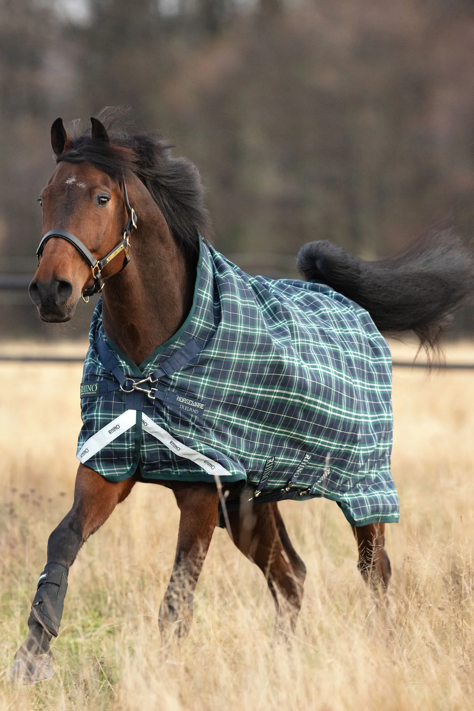 Horseware Rhino Wug Coperta da turnout con collo alto, 100 gr