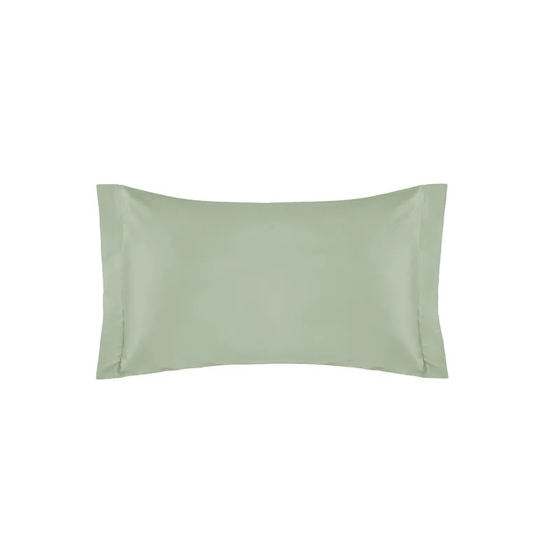 I rasi Completo Letto Raso Verde Lago  Con Federe A Due Volani