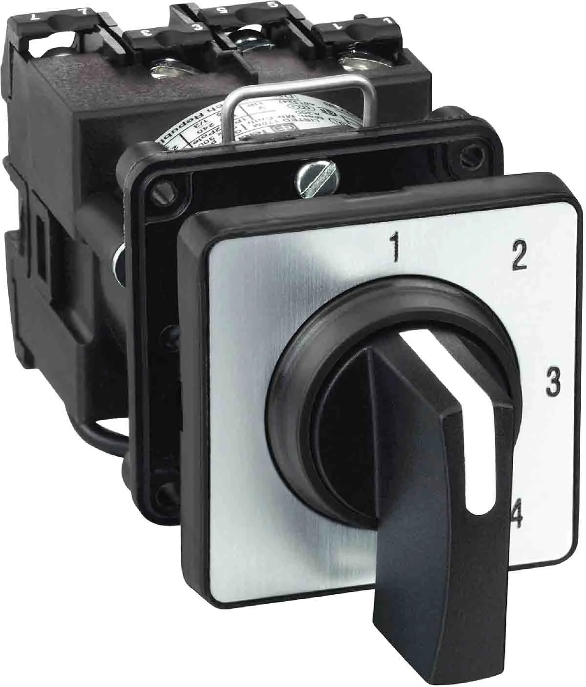 Interruttore Cam Schneider Electric serie Harmony K K1D004NCH 1P, 4 posizioni, 12A