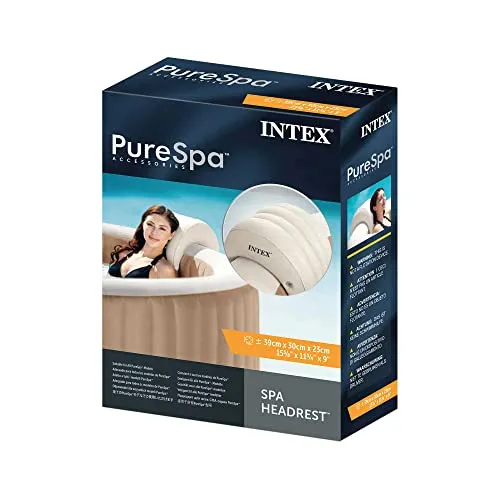 Intex 28501 Poggiatesta Per Spa, Beige, 30 x 23 x 39 Cm