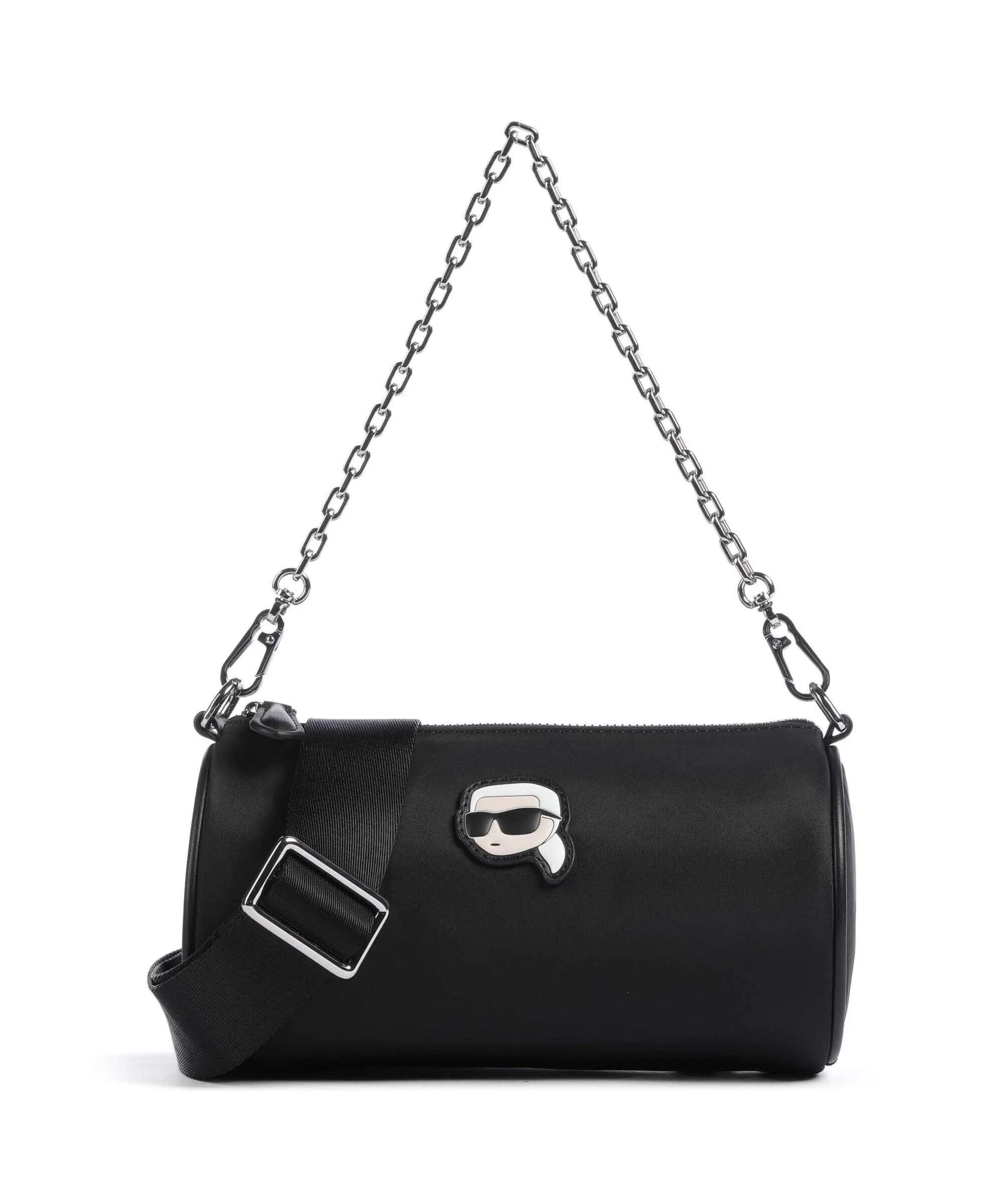  Karl Lagerfeld K/Ikonik 2.0 Borsa a spalla poliammide riciclato, poliuretano nero  