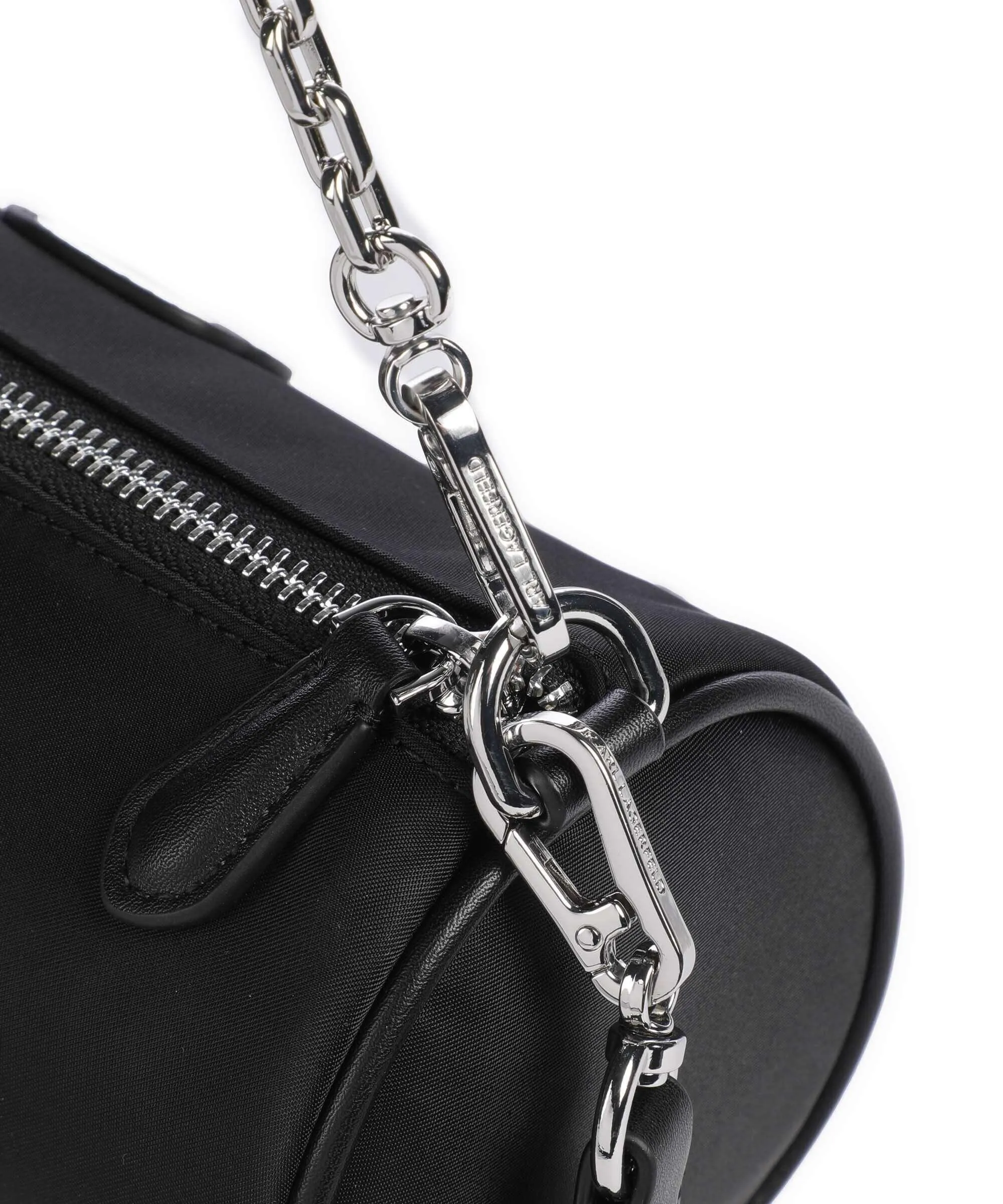  Karl Lagerfeld K/Ikonik 2.0 Borsa a spalla poliammide riciclato, poliuretano nero  