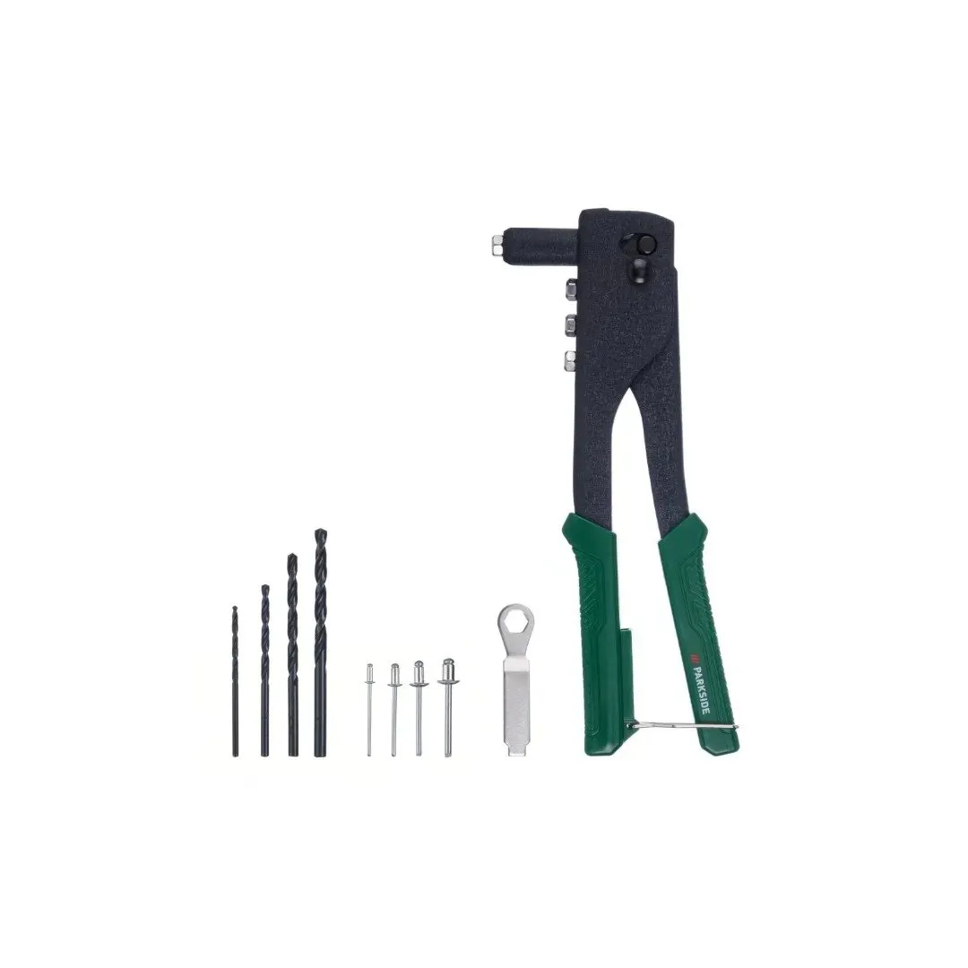 Kit rivettatrice per rivetti ciechi Parkside 110 pz 