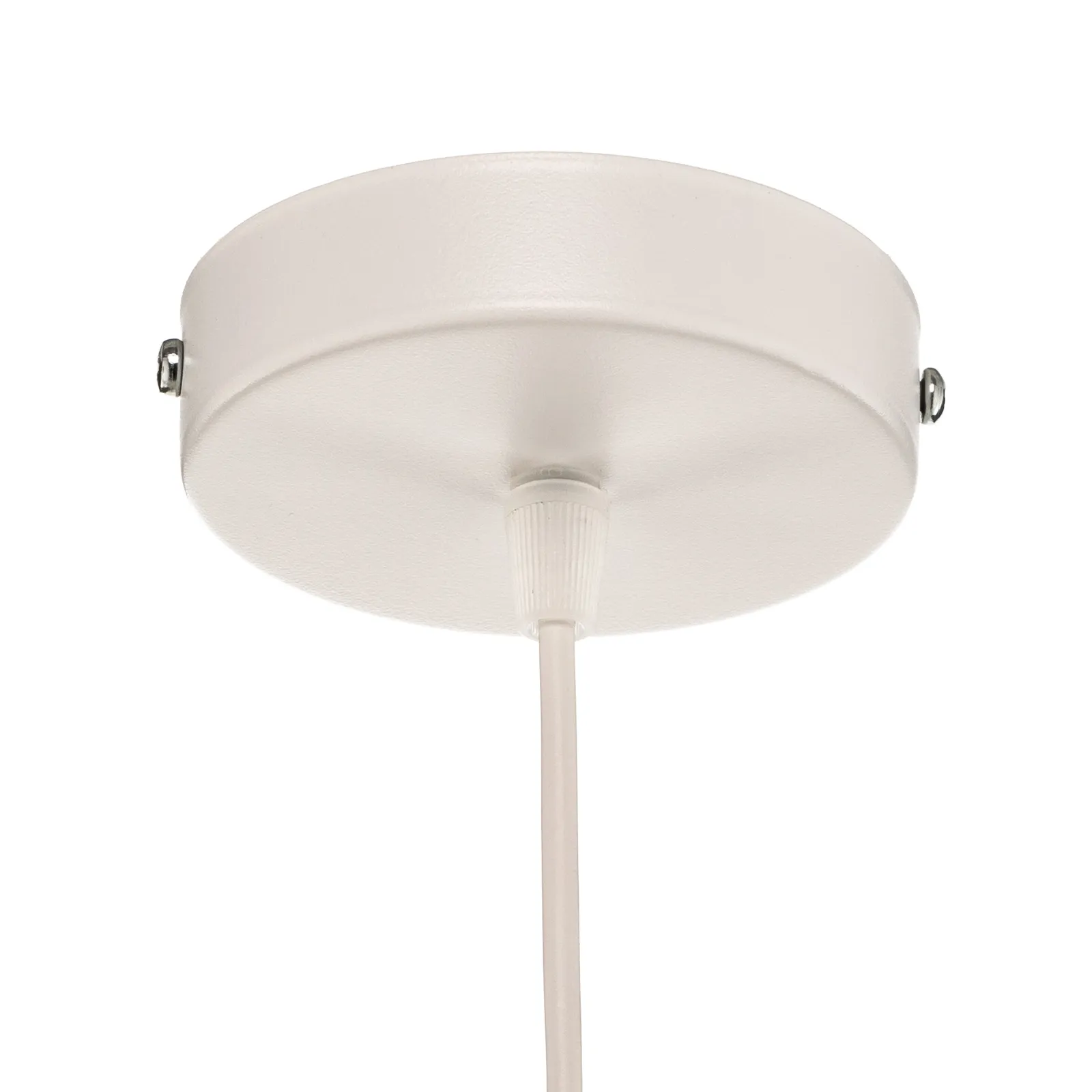Lampada a sospensione Devon, grigio/bianco Ø45cm