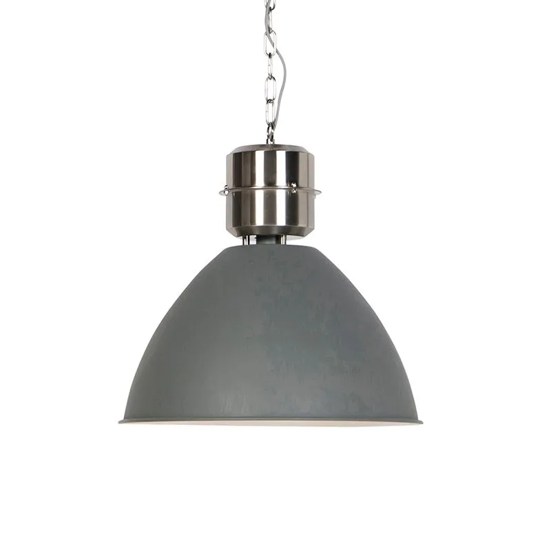 Lampada a sospensione industriale aspetto cemento - Flynn