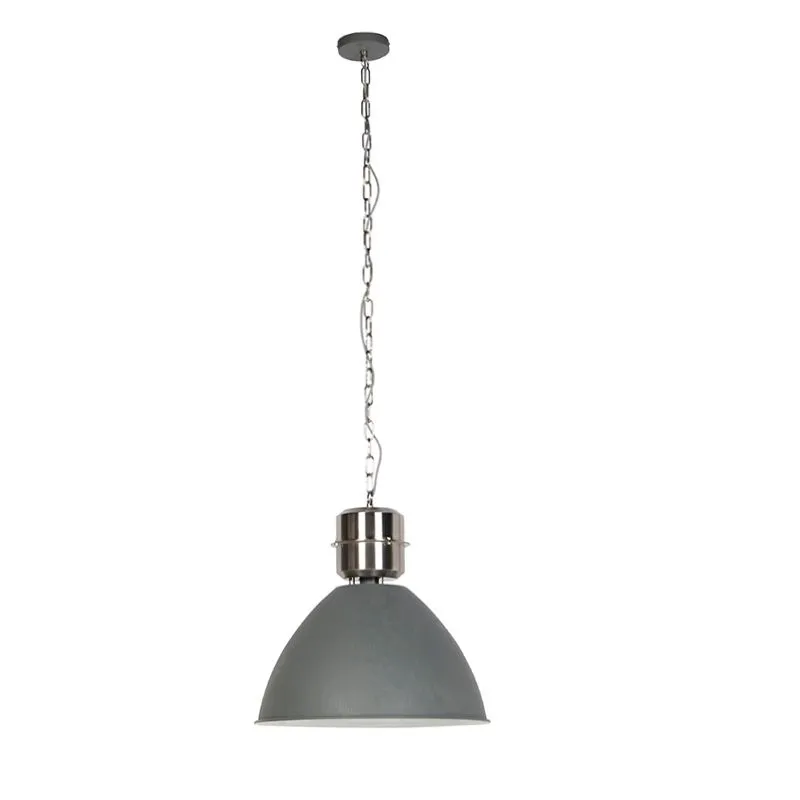 Lampada a sospensione industriale aspetto cemento - Flynn